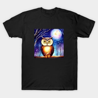 Owl in the Moonlight T-Shirt